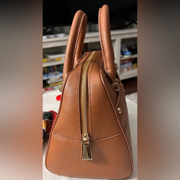 Furla brown Satchel Bag - Picture 9 of 10
